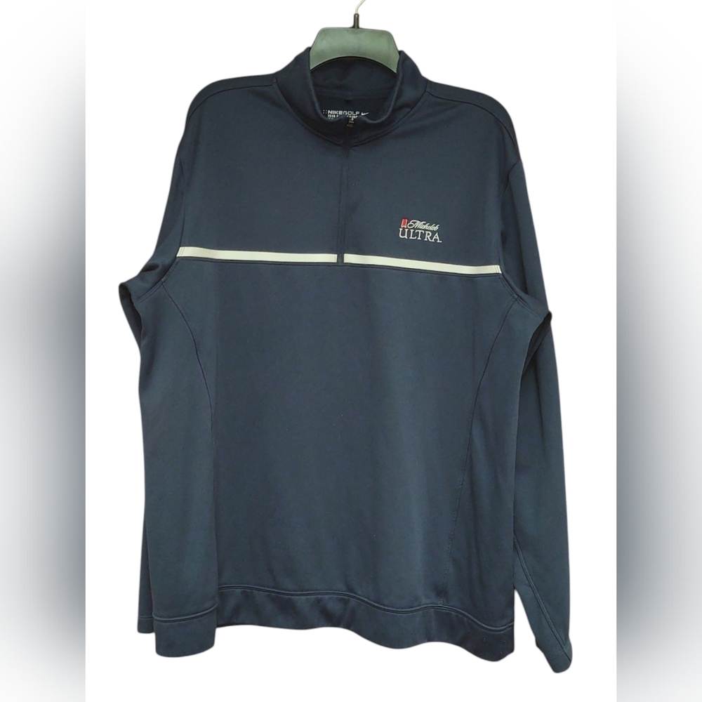 Men's Navy Blue Nike Michelob Ultra 1/4 Zip Pullover Size XL